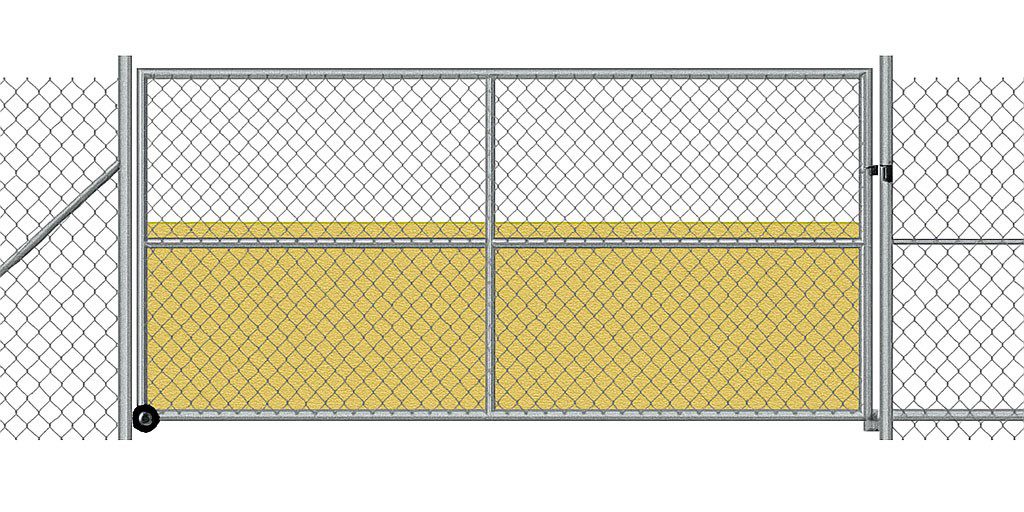 Pro-Line Fencing slide gate rental.