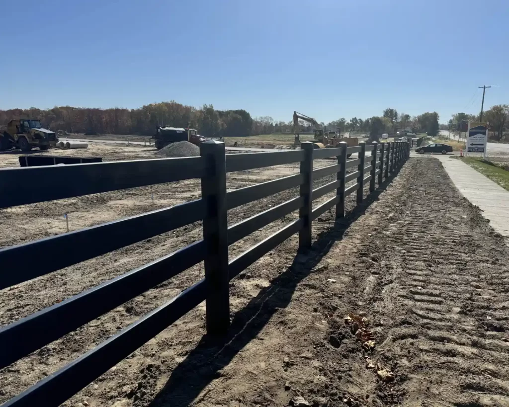 black split rail installation near you