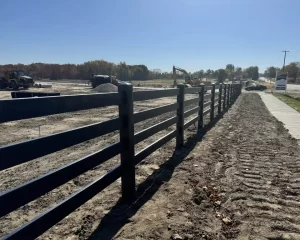 black split rail installation near you