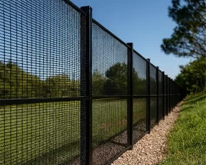 anti climb security fence installation